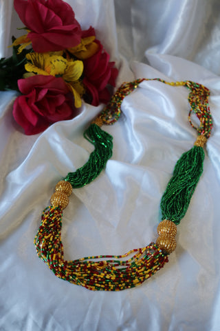 Glass Beaded Necklace Teej Special