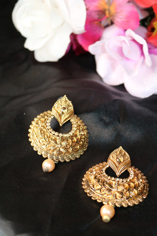 Shramya Gold-plated Traditional Earring