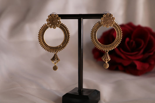 Shramya Traditional Studded Chandbali Earring