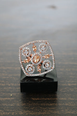 Shramya RoseGold-plated Ring