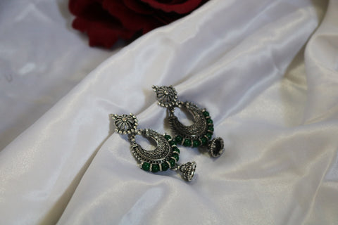 Chandbali Studded Dangle Earring