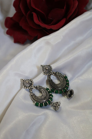 Shramya Chandbali Studded Dangle Earring