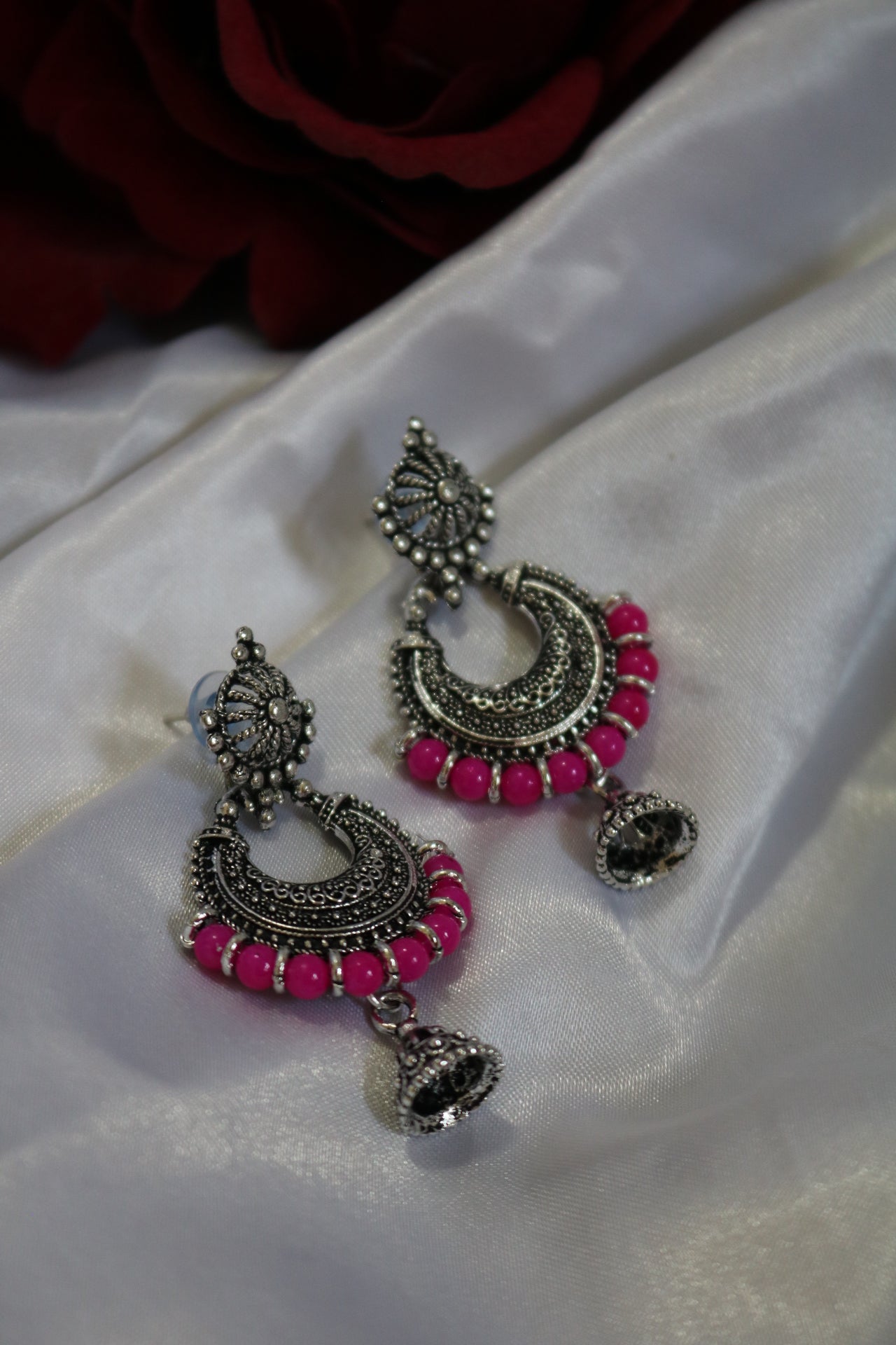 Chandbali Studded Dangle Earring