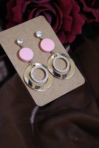 Shramya Round Tiered Studded Earring