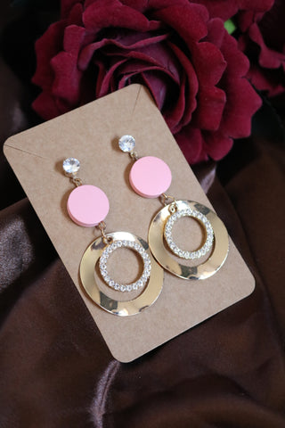 Shramya Round Tiered Studded Earring