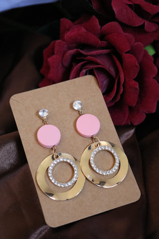 Shramya Round Tiered Studded Earring