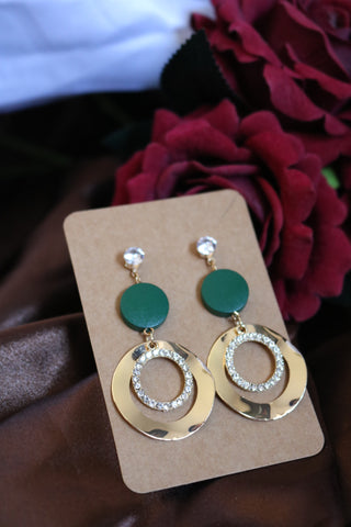 Shramya Round Tiered Studded Earring