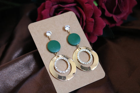 Shramya Round Tiered Studded Earring