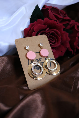 Shramya Round Tiered Studded Earring