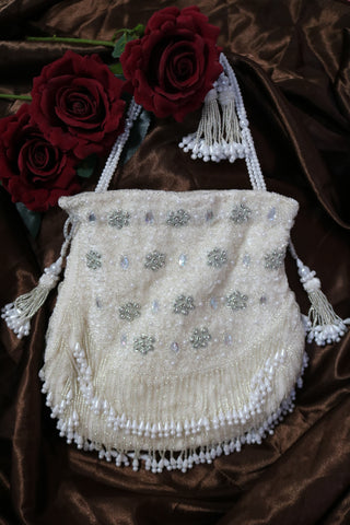 Shramya Handmade Embroidery Potli Designer Bag