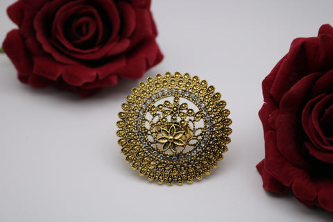 Shramya Big Flower Ring