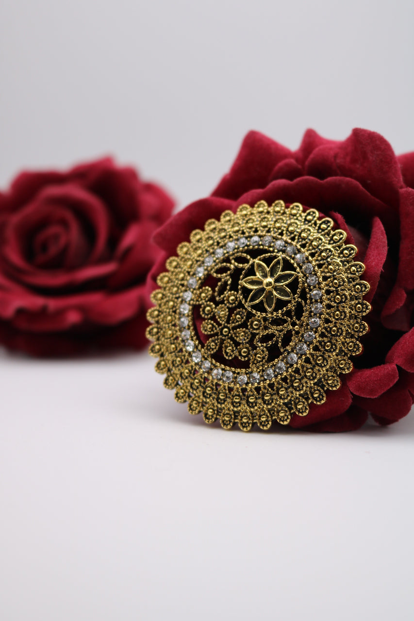 Shramya Big Flower Ring