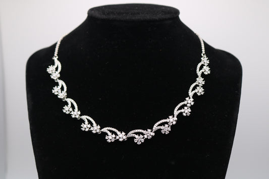 Shramya Silver-plated Choker Necklace Set