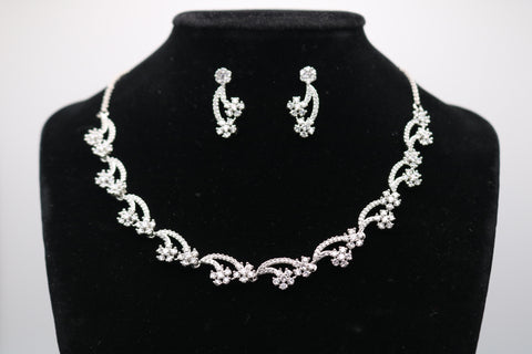 Shramya Silver-plated Choker Necklace Set