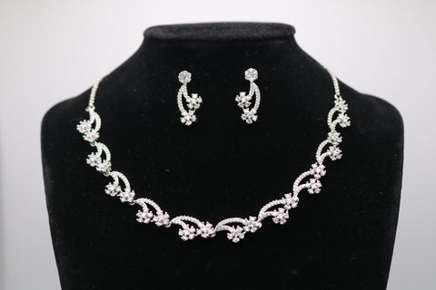 Shramya Silver-plated Choker Necklace Set