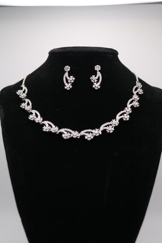 Shramya Silver-plated Choker Necklace Set