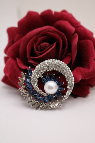 Shramya Spiral Brooch Pin