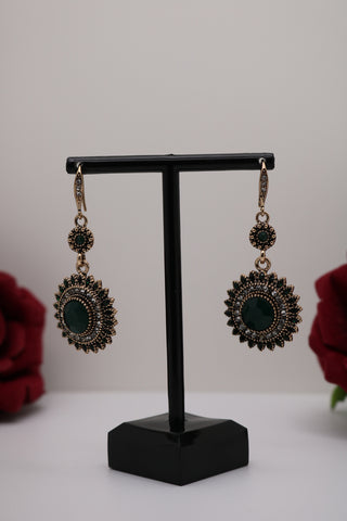 Shramya Bohemian Sunflower Dangling Earring