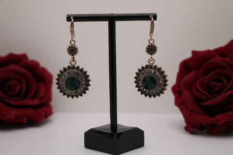 Shramya Bohemian Sunflower Dangling Earring