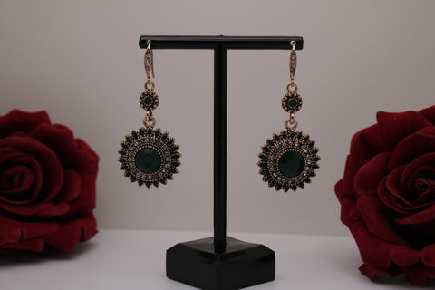 Shramya Bohemian Sunflower Dangling Earring