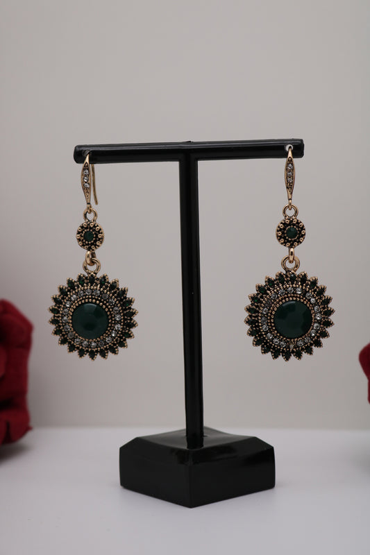 Shramya Bohemian Sunflower Dangling Earring