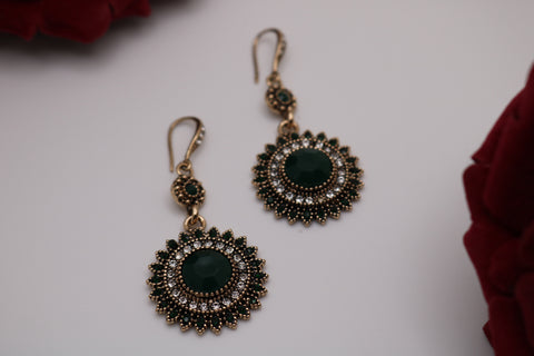 Shramya Bohemian Sunflower Dangling Earring