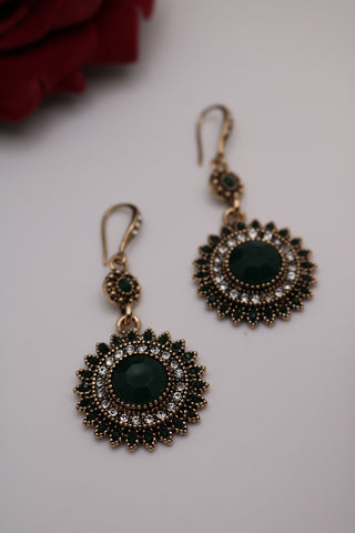 Shramya Bohemian Sunflower Dangling Earring