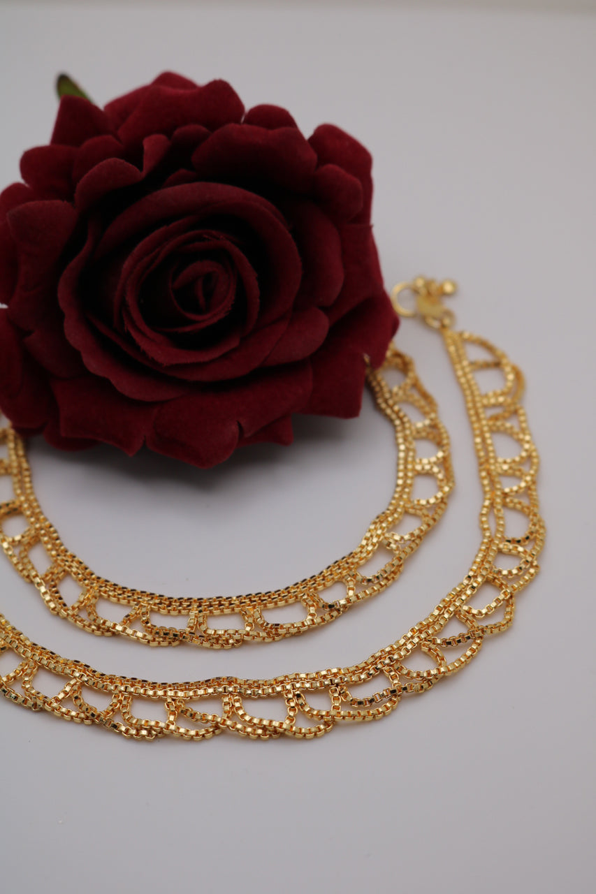 Shramya Gold-plated Anklet/Payal