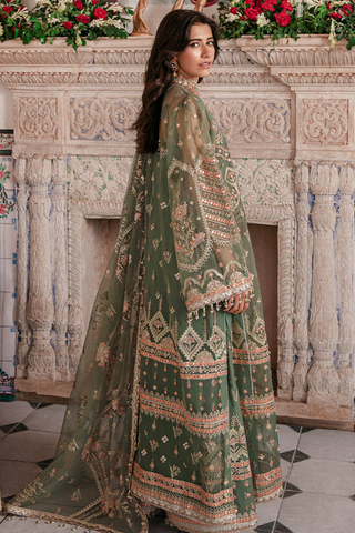 Mohsin Naveed Ranjha – SYRAH YOUSAF Organza Sage Green