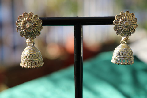 Boho Bell Tassel Dangle Hanging Jhumka Earrings