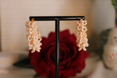 Shramya Pearl Round Earrings for women