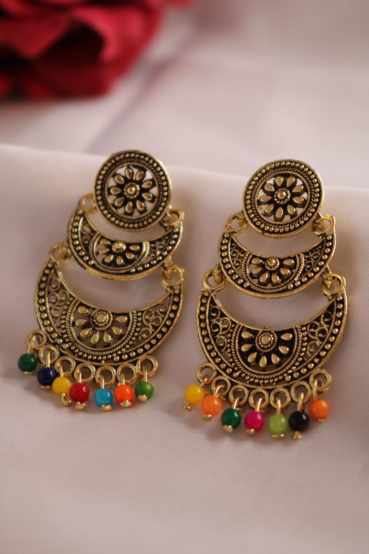 Gold Chandbalis Earring