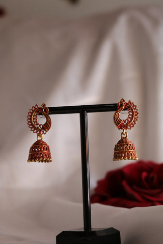 Shramya Traditional Peacock Earring