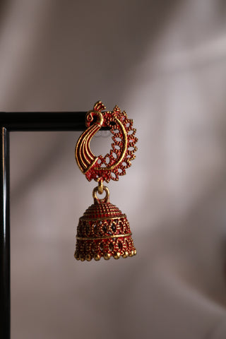 Shramya Traditional Peacock Earring